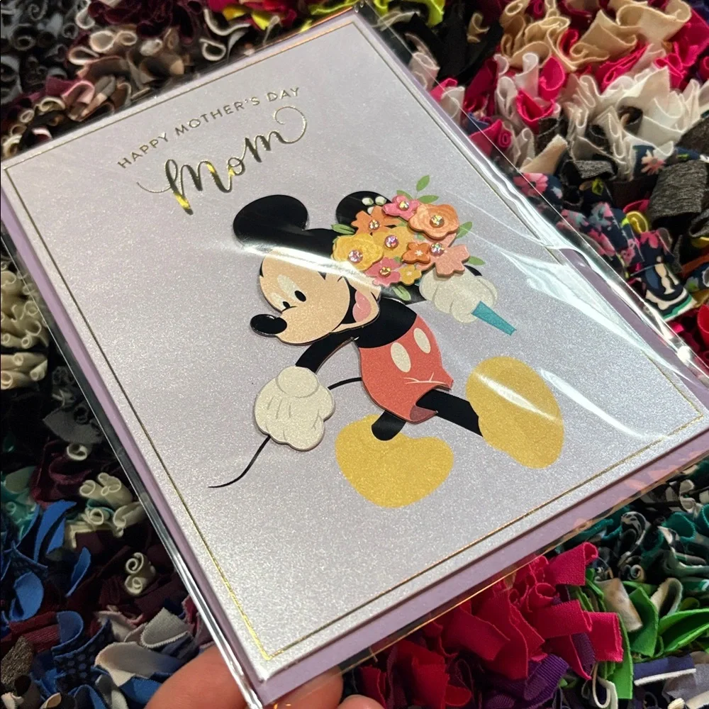 🆕American Greetings-Papersong ‘Disney’ “Mickey Mouse” Mother’s Day Card